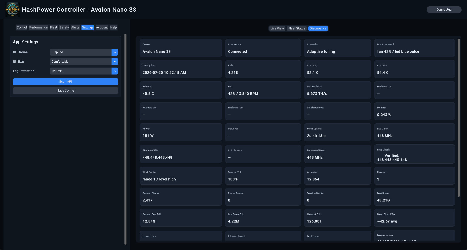 Advanced Settings screenshot